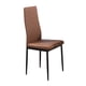 thumbnail image 2 of Comedor MOBILKRAFT Modelo Tunez Café 4 Sillas Tubular Rectangular Negro y Café, 2 of 5