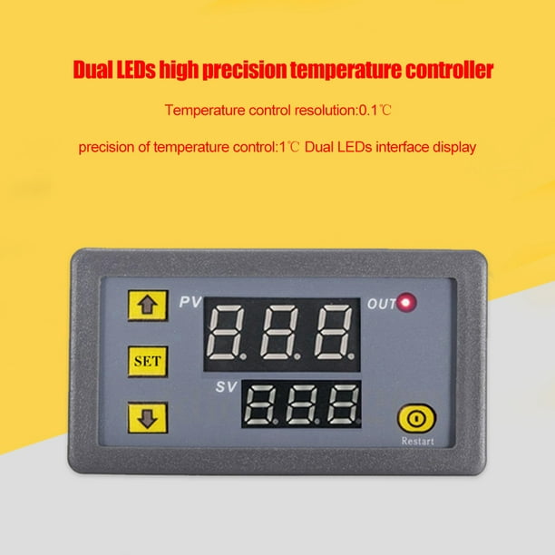 Thermostat interrupteur numérique LED 12V haute température ou  réfrigération - Équipement caravaning