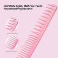 thumbnail image 3 of 3-Piece Multi-Functional Hair Brush & Comb Set - Ergonomic Design for Scalp Massage, Blood Flow Stimulation - Smooth Rounded Edges, Safe for All Hair Types (Dry & Wet) - Ideal for Home & Salon Hair, 3 of 6