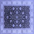 thumbnail image 1 of Ahgly Company Indoor Square Oriental Blue Industrial Area Rugs, 5' Square, 1 of 4