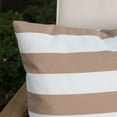 thumbnail image 2 of Noble House Coronado Outdoor 4 Piece Water Resistant Throw Pillow Set in Brown, 2 of 10