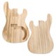 thumbnail image 4 of Práctico Cuerpo De Bajo, Cuerpo De Bajo, Uso De Cuerpo De Guitarra Sin Terminar Para Amantes De La Artesanía DIY Hacer Amantes De La Guitarra Ccdes Otros, 4 of 8