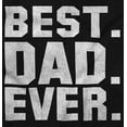 thumbnail image 2 of Best Dad Ever Worlds Coolest Father Men's Big & Tall Graphic Hoodie Brisco Brands 4X, 2 of 5
