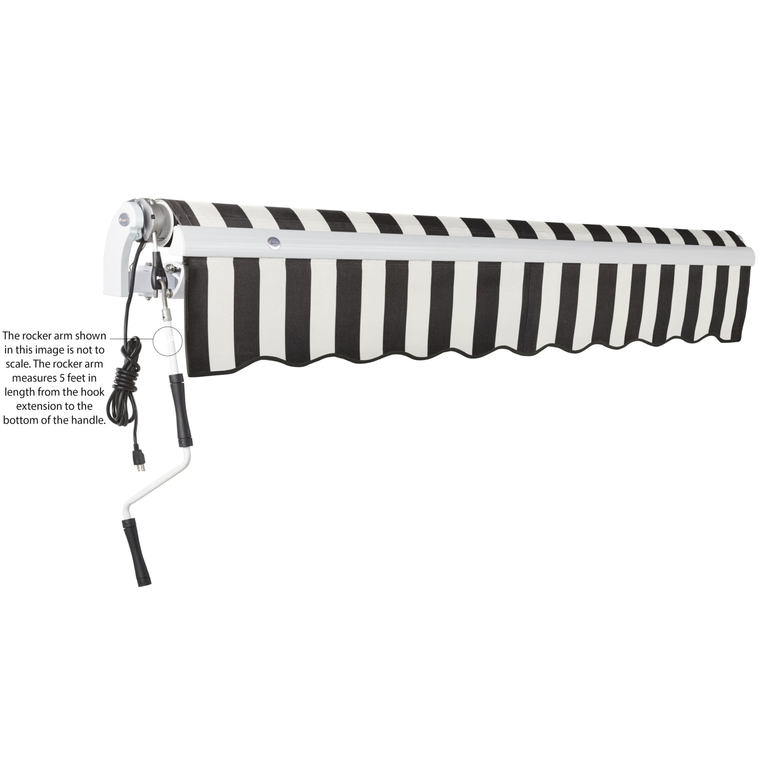 Awntech Maui Left Motor with Remote Motorized Retractable Awning
