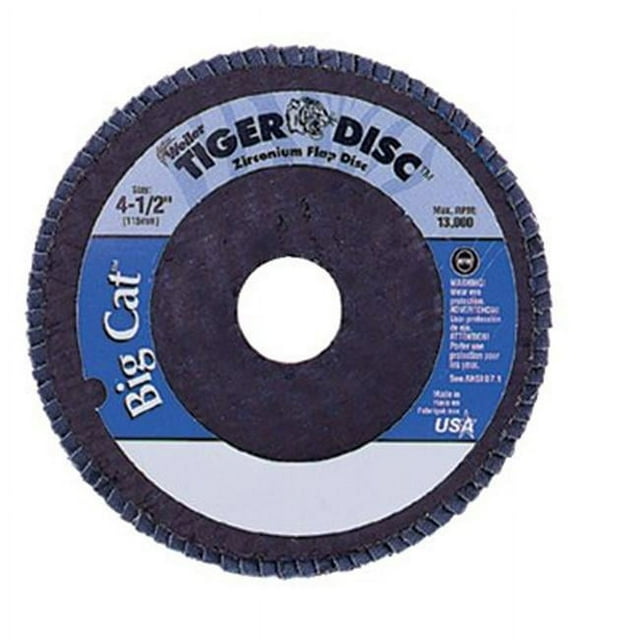 Weiler 804-50843 Disque Tigre 7 Pouces Grand Chat Abr Rabat Disque Phénolique Bk