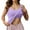 Purple, variant on Workout Shirt Women Sleeveless Cropped Tank Tops Scoop Neck Undershirt Yoga Shirts Athletic Running Loose Fit Racerback Breathable Tee