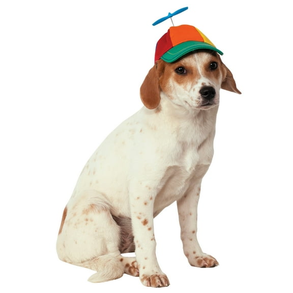 Multicolored Propeller Hat Headpiece Dog Costume Accessory SM