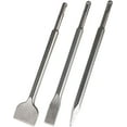 thumbnail image 3 of waltyotur 6 Pcs SDS Chisel Set, Rotary Hammer Drill Chisel Bits Set, Masonry Concrete Chisel Drill Bits Including Point Chisel, 20MM Flat Chisel, 40MM Flat Chisel, 3 of 7