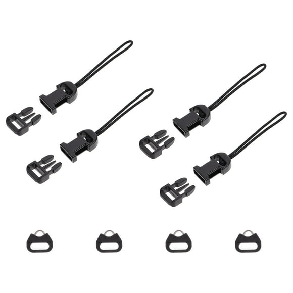 NUOLUX 8Ud Qd Para Correa De Cámara En Negro Adaptador De Rápida Y Material Duradero