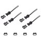 thumbnail image 3 of 8 piezas de liberación rápida de la cámara de la cámara de la cámara de la cámara QD Loops Conector Cámara de la cámara gancho, 3 of 7