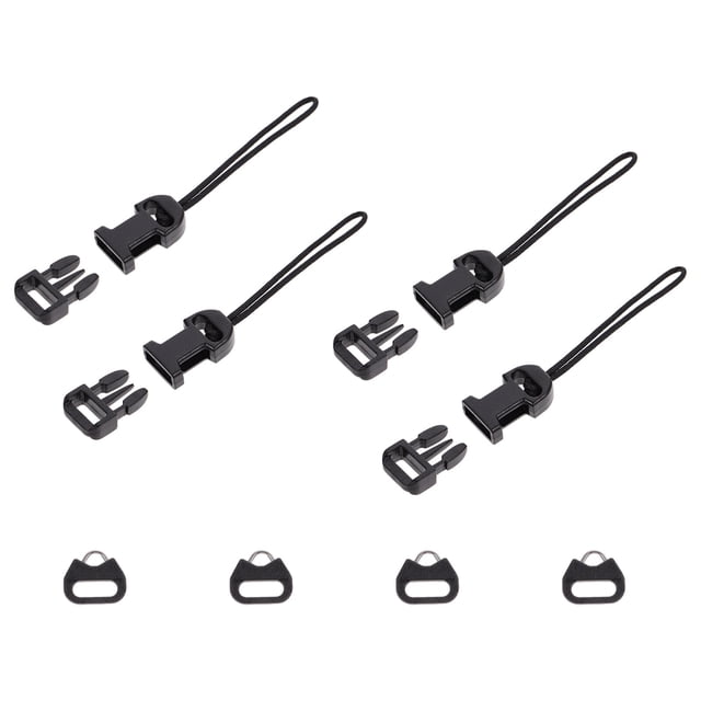 NUOLUX 8Ud Qd Para Correa De Cámara En Negro Adaptador De Rápida Y Material Duradero