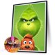 thumbnail image 2 of Pintura de diamante 1 5D DIY Taladro cuadrado completo Grinch Kit Decoración del hogar Artesanía Hugtrwg Para estrenar, 2 of 9
