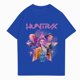 thumbnail image 1 of Pop cazadora para niña Hunters Boys Girls Fashion Round-Neck Group Panels T Shirt （Blue）, 1 of 3