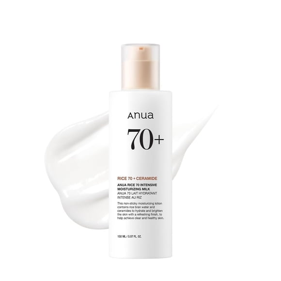 Loción de leche hidratante ANUA Rice 70 para hidratación profunda 150 ml