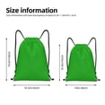 thumbnail image 2 of Balery Green Pattern Drawstring Backpack Bag Sport Gym Sackpack Cinch Bags Pattern Drawstring Backpack Bag Sport Gym Sackpack Cinch Bags -Small, 2 of 6