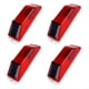 thumbnail image 1 of Luces de Advertencia Solares, Lámpara Estroboscópica Solar Brillante con Base Magnética, Luz de Seguridad LED Impermeable para Exteriores, Paquete de 4, Color Rojo, 1 of 6