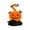 A, variant on HaCpiu 6.1" Halloween Bat Pumpkin Lights, Glowing Plastic Jack-O'-Lantern Figurine Set, Spooky Tabletop Pumpkin Statue Nightlight for Gothic Home Bar Party Desk Decoration