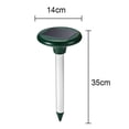 thumbnail image 2 of Expulsor solar de ratón que ahorra energía, tipo enchufable para jardín al aire libre, repelente de CACAGOO Expulsor de ratón, 2 of 7