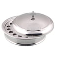 thumbnail image 4 of Mayur Export Plateau de Service pour Vin Sacré en Acier Inoxydable avec Couvercle et Assiette à Pain Empilable avec Couvercle + 40 Tasses - (Miroir/argent), 4 of 4