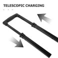 thumbnail image 3 of PENIKOKO  High Strength Luggage Telescopic Handle Iron Material Sleek Design for Business Trips Casual Travel Black 1Pcs, 3 of 8