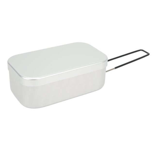 Caja Bento ANGGREK de aleación de aluminio 800ML Para Acampar Resistente a Altas Temperaturas