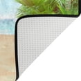 thumbnail image 5 of SKYSONIC 36x24in Tropical Palm Trees Area Rug, Hot Summer Days Non-Slip Floor Carpet for Indoor Living Dining Room Bedroom, 5 of 7