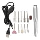 thumbnail image 3 of 1 Set Electric Nail Polisher with Sanding Heads USB Trimming Tool, 3 of 5