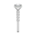 thumbnail image 3 of Lab Grown Diamond Engagement Ring For Women | 5 Carat IGI Certified Round Shape FG-VS Center Diamond | 14K White Gold | Elinor Side Round Shape Ring Friendly Diamonds, 3 of 6