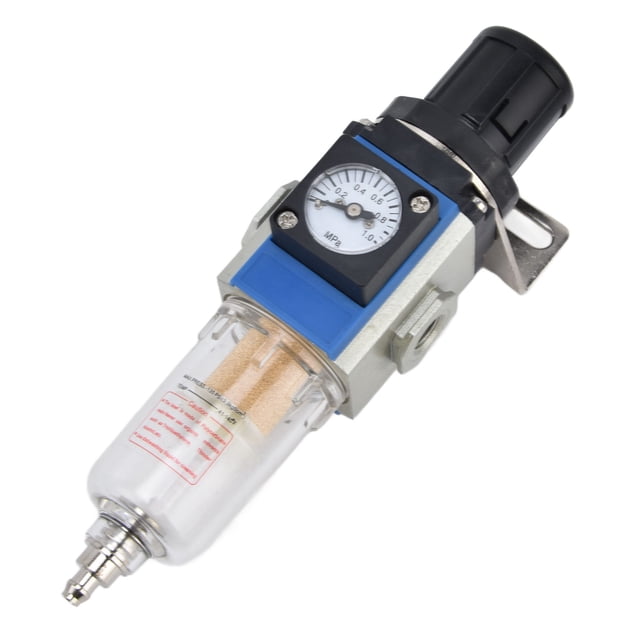 Filtro de Aire Con Manómetro ANGGREK Filtro de Compresor de Aire de Agua de Aceite Autoblocantes