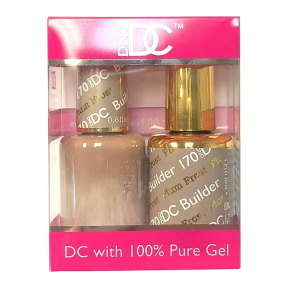 DND - DC Duo Soak off Gel & Matching nail polish - #170 Plum Frost