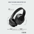 thumbnail image 2 of Auriculares T-UNE 760NC con sonido de graves profundos y cancelación de ruido para juegos deportivos con Bluetooth y micrófono, 2 of 8