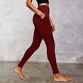 thumbnail image 2 of GJSYRH Women High Waist Workout Leggings with Pockets Comfortable Stretchy Athletic Running Yoga Pants for Women L, 2 of 5