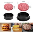 thumbnail image 4 of Presse à Burger Presse à Galettes de Hamburger Presse Coulissante Presse à Galettes de Burger Farcies Presse à Galettes de Burger Moule de Galettes de Burger Régulières, 4 of 6