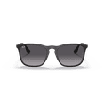 thumbnail image 2 of Ray-Ban Chris Sunglasses for Women and Men, Rubber Black Frames with Grey Gradient Lenses, Size 54, 2 of 6