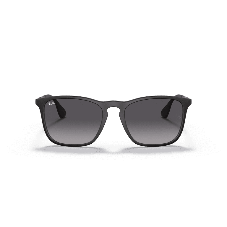 Ray-Ban RB4187 Chris Sunglasses, Unisex, Black Nylon Frame, Grey
