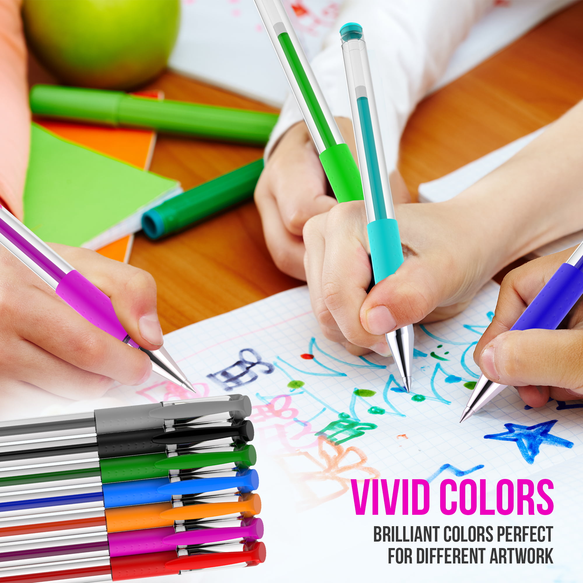  Taotree 36-Color Glitter Gel Pens for Adult Coloring