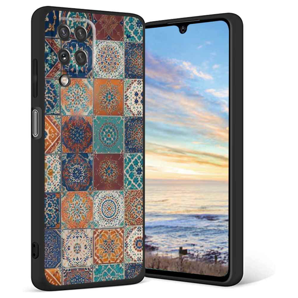 Moroccan-tile-aesthetic Phone Case, Degined for Samsung Galaxy A12 Case ...