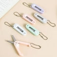 thumbnail image 6 of Deals! 1 Pack Mini Folding Scissors With Key Chain Mini Telescopic Small Foldable Scissors Portable Pocket Travel Scissors Retractable Kids Shears Sharp For Cutting Scrapbooking Crafting H, 6 of 9