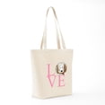 thumbnail image 7 of CafePress - Kiniart Doodle Love Tote Bag - Unisex Canvas Tote Bag, Beige, 1-Piece, 7 of 7
