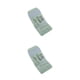 thumbnail image 2 of Minnieouse Juego de cortaúñas para el hogar, accesorio profesional para recortar cutículas, Kit de tijeras de manicura con bolsa de Verde 2piezas, 2 of 6