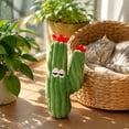 thumbnail image 5 of Cactus Cat Toy Set, Handmade Cute Cactus Cat Toys, Catnip Filled Interactive Chew Toys for Indoor Cats Play Exercise (C), 5 of 9