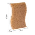 thumbnail image 2 of Natural Scrub Sponges Kitchen , Non-Scratch Cleaning Sponges for Dishes, Cellulose Sponges Safe on Non-Stick Cookware, 2 of 5