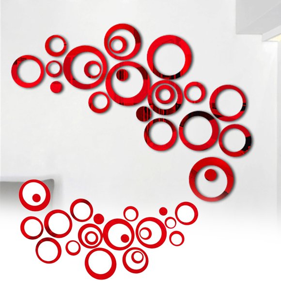 Wall Stickers Art Wall Decoration DIY Wall Sticker For Home Living Room Bedroom Bathroom Red Wall Name Decals for Boys Butterflies Inspirational Quotes Wall Decals Girl Wall Decal Name Wall Decals for