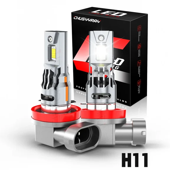 H11 LED Headlight Super Bright Bulbs Kit 6500K White 12000LM High/Low Beam