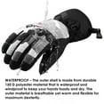 thumbnail image 2 of Alpine Swiss Mens Waterproof Gauntlet Snow Ski Gloves Winter Sport Snowboarding Windproof Warm 3M Thinsulate, 2 of 7