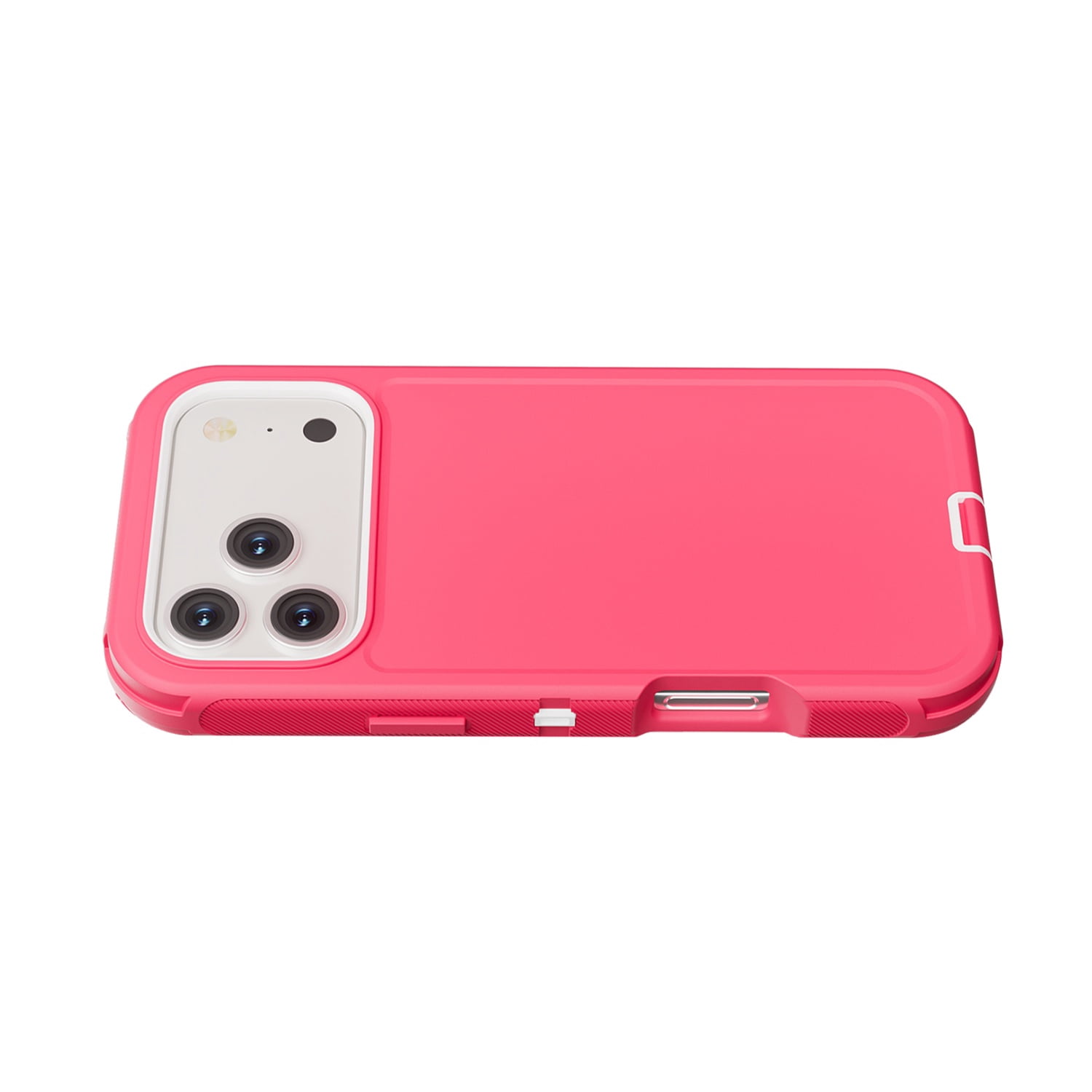 iPhone 17 Pro Duual Pro Impact Protection Case - Pink & White