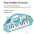 thumbnail image 4 of Blue Handheld Music Keyboard Educational Toy Sound Effects Learning Activity For Children, 4 of 8
