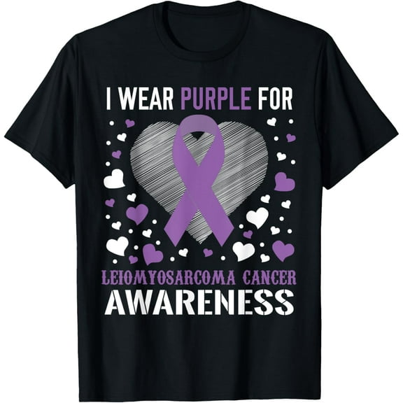 Premium Comfort - Leiomyosarcoma Cancer Awareness Ribbon T Shirts T-Shirt