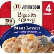 Jimmy Dean Biscuits & Gravy Bowl, Meat Lovers, 7.6 oz