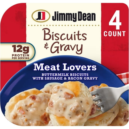 Jimmy Dean Biscuits & Gravy Bowl, Meat Lovers, 7.6 oz